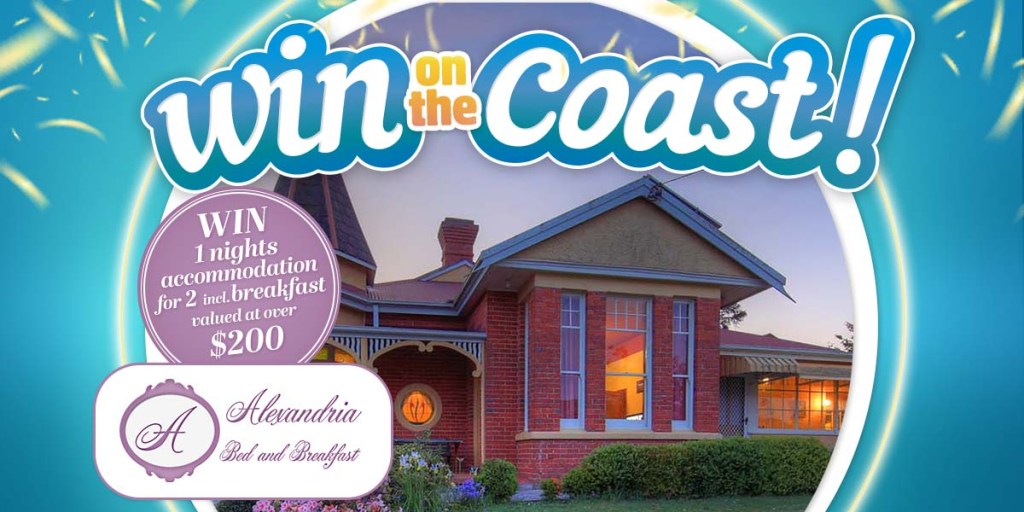 Win on the Coast – The Alexandria Bed & Breakfast